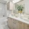 Spacious bathrooms with mirror